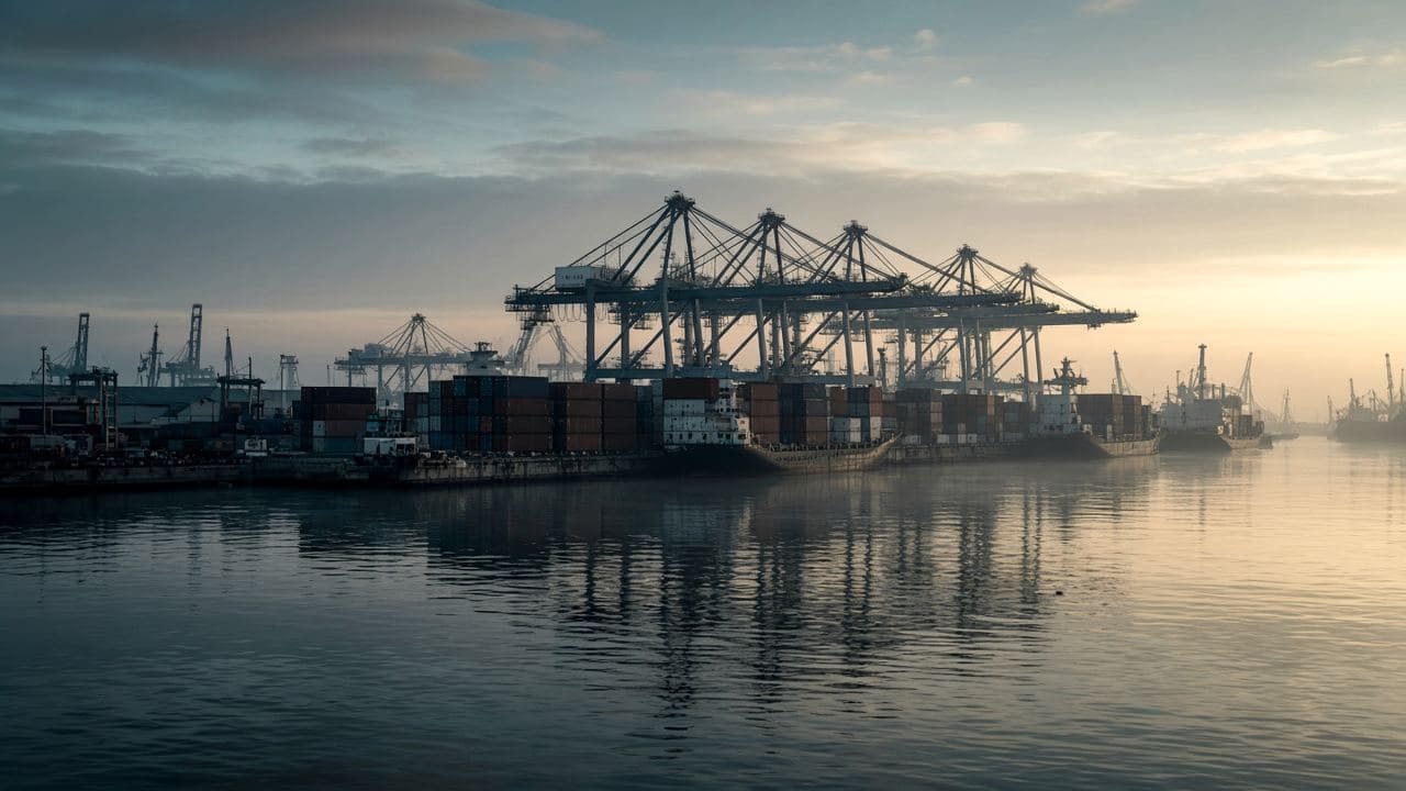 African commercial port and logistics infrastructure